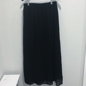Black Maxi Skirt